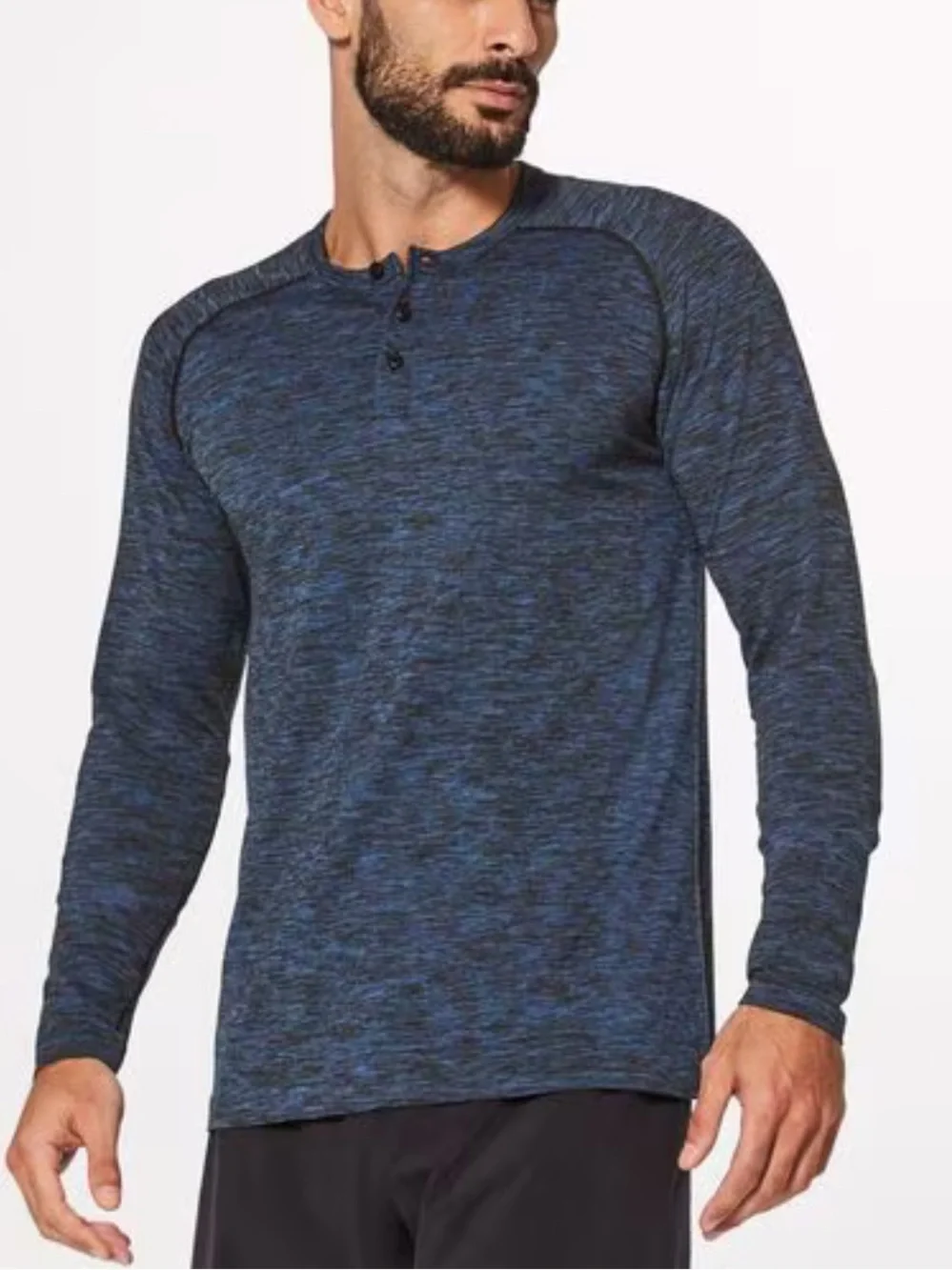 Lululemon men’s Metal Vent Tech Long Sleeve Henley